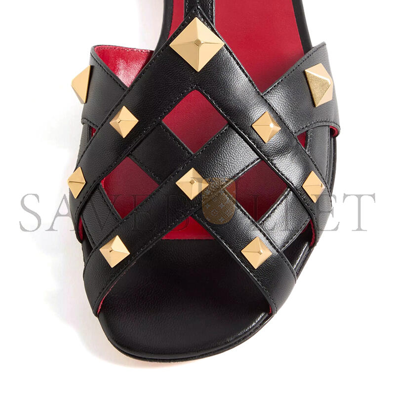 VALENTINO STUDDY KIDSKIN SANDAL 8W2S0NN3JYW_0NO